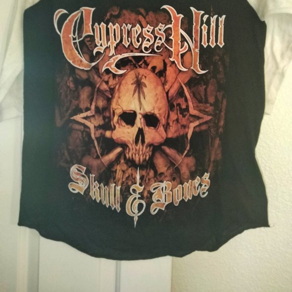 CYPRESS HILL CONCERT TOUR SHIRT SKULL AND BONES - Picture 4 of 6